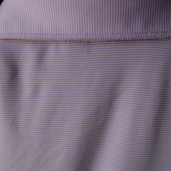 Peter Millar Summer Comfort Lavender Pin-Striped Talis Polo (XXL) ⛳️ - Picture 7 of 10